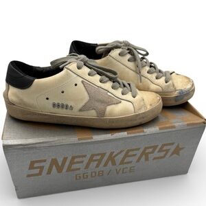 Golden Goose Superstar Sneakers EU 35 Kids 3 Womens 5 Distressed Authentic